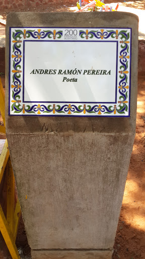 Placa En Homenaje A Andrés Pereira