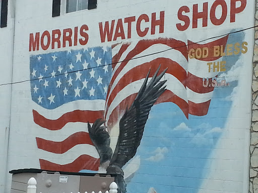 Morris Watch Shop Wall Flag