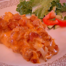 Beef and Bean Ranch Bake