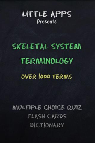 1000+ SKELETAL SYSTEM TERMS