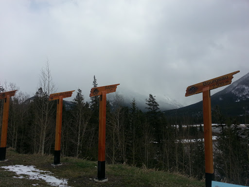 Parks Canada Mountain Signs