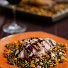Pan-Seared Five-Spice Duck Breast with Balsamic Jus