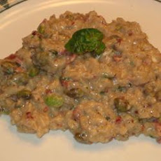 Creamy Edamame Risotto
