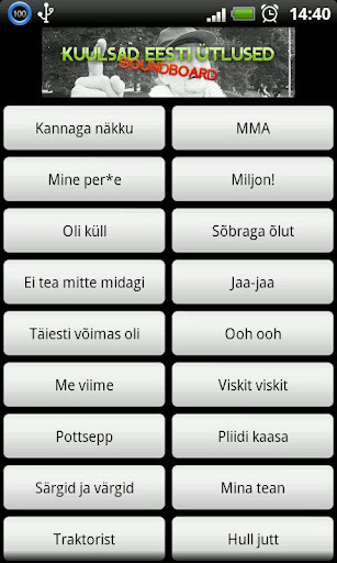 Eesti Ütlused Soundboard