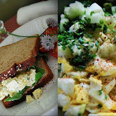 Caesar and Caper Kissed Egg Salad