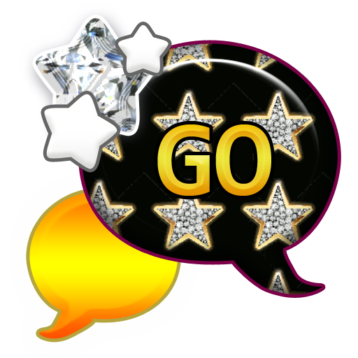 GO SMS - Gold Diamond Star LOGO-APP點子