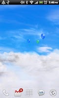 Screenshot of Blue Skies Free Live Wallpaper