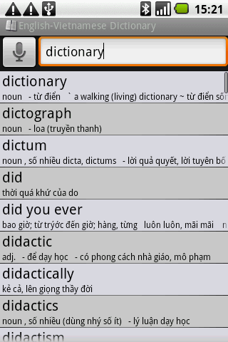 English-Vietnamese Dictionary