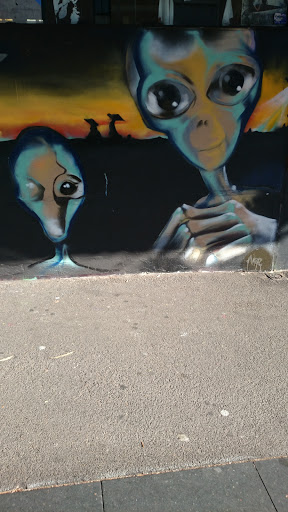 Alien Mural