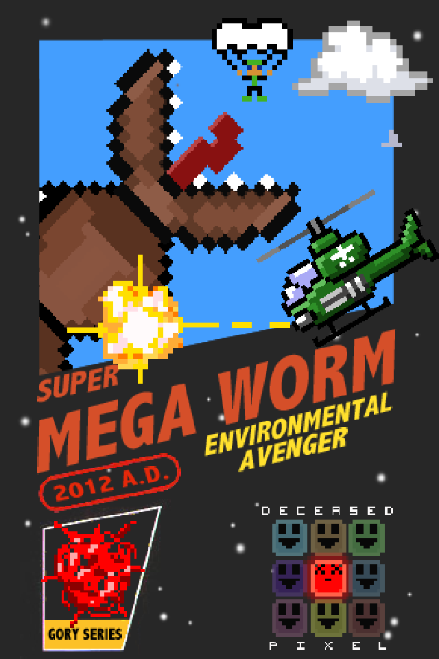 Android application Super Mega Worm screenshort
