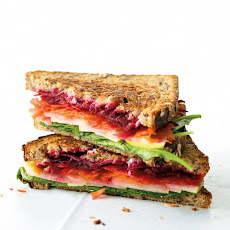 Goat Cheese and Vegetable Sandwich