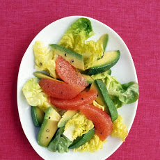 Pink-Grapefruit and Avocado Salad