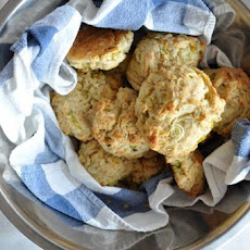 Savory oat, leek, and pecorino scones