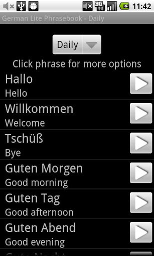 German AUDIO Phrasebook LITE