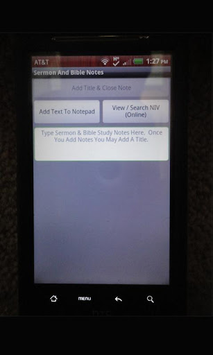 Sermon Bible Notes App