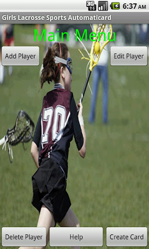 【免費運動App】Girls Lacrosse Card Free-APP點子