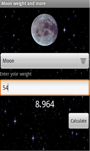 月球上的重量