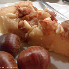 Chestnut and Apple Tart
