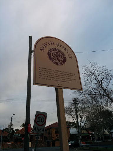 North Sydney Council Border Sign 