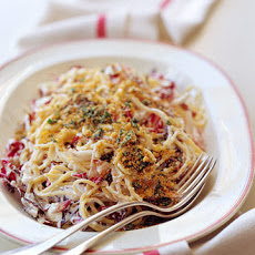 Spaghetti with Radicchio and Ricotta