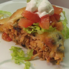 V's Southwestern Chicken Flat Pie