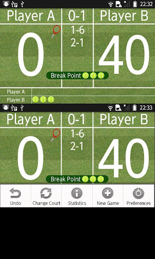 Love40 -Tennis Score Board-