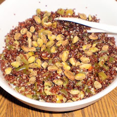 Quinoa and Pistachio Salad With Moroccan Pesto