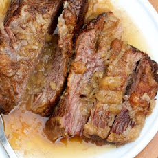 Brisket with Slow-Cooked Onions