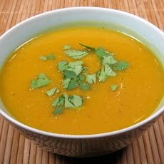 Autumn Gold Butternut Squash Soup - With Thai Inspired Flavors