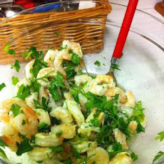 Shrimp with Lime, Cilantro and Tomatoes