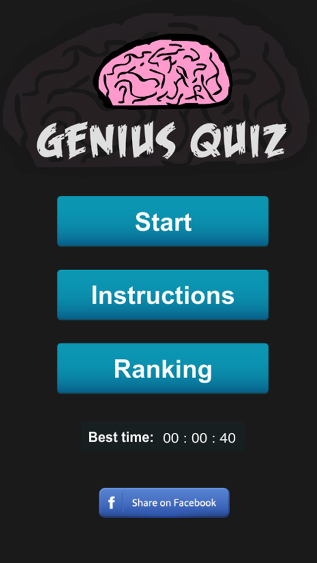 Android application Genius Quiz Premium screenshort