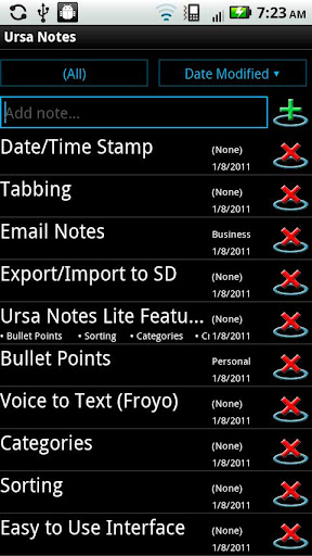 Ursa Notes