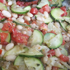 Summer Squash & White Bean Sauté
