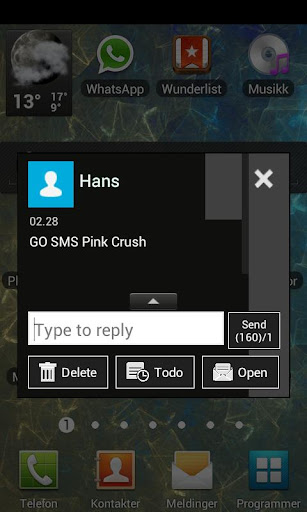 【免費個人化App】GO SMS Windows 8 Pink-APP點子