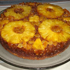 Lemony Glazed Pineapple Upside Down Gingerbread