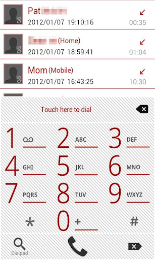 【免費個人化App】ICS Pro WHITE Red GO Theme+-APP點子