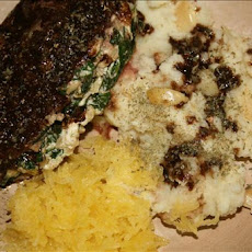 Roasted Garlic Stuffed Steak with Garlic Mashers and Balsamic Cream Sauce(VERY EASY)