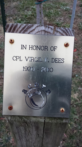 In Honor of Corporal Virgil F. Dees