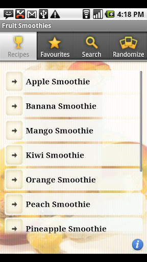 Fruit Smoothies