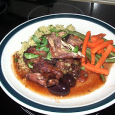 Red Wine-Braised Chicken With Couscous