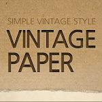 Vintage Paper Atom Theme Apk