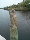 River Front Owl Totem