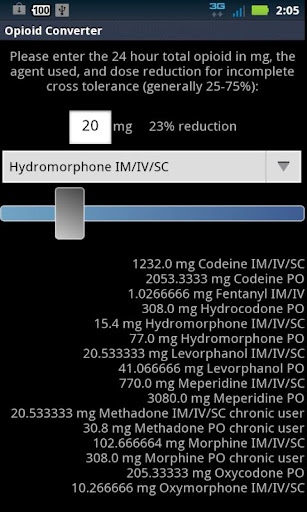 Opioid Converter