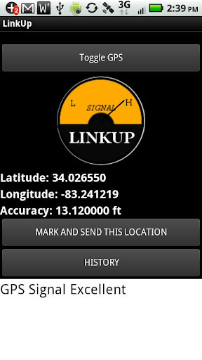 LinkUp GPS Save-Share-Navigate