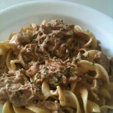Crock Pot Pork Stroganoff
