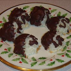 Chocolate Dipped Coconut Macaroons