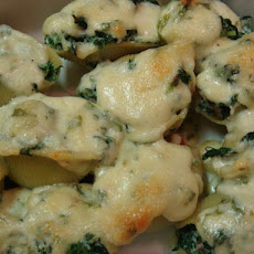 Shells With Crispy Pancetta and Spinach - Giada De Laurentiis