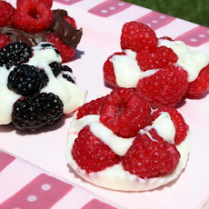 White Chocolate Berry Cups