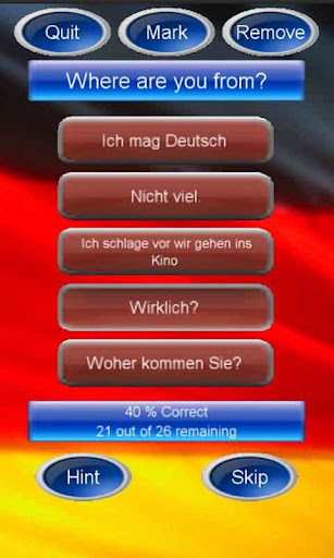 Free Common German Phrase Quiz