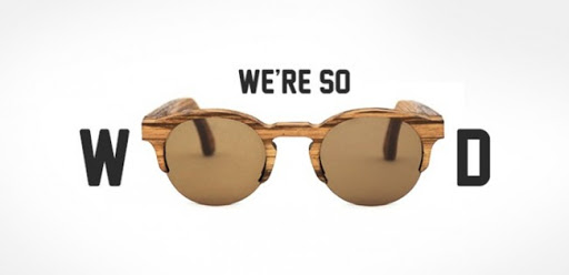 gafas de madera
